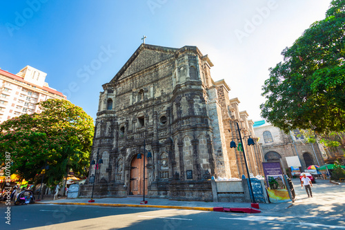 Malate Church in Manila city, Philippines photo
