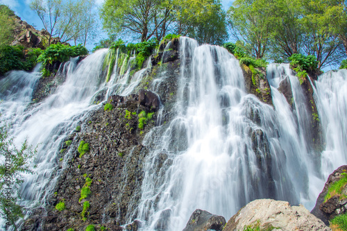 Shaqi waterfall  in Sisian Armenia