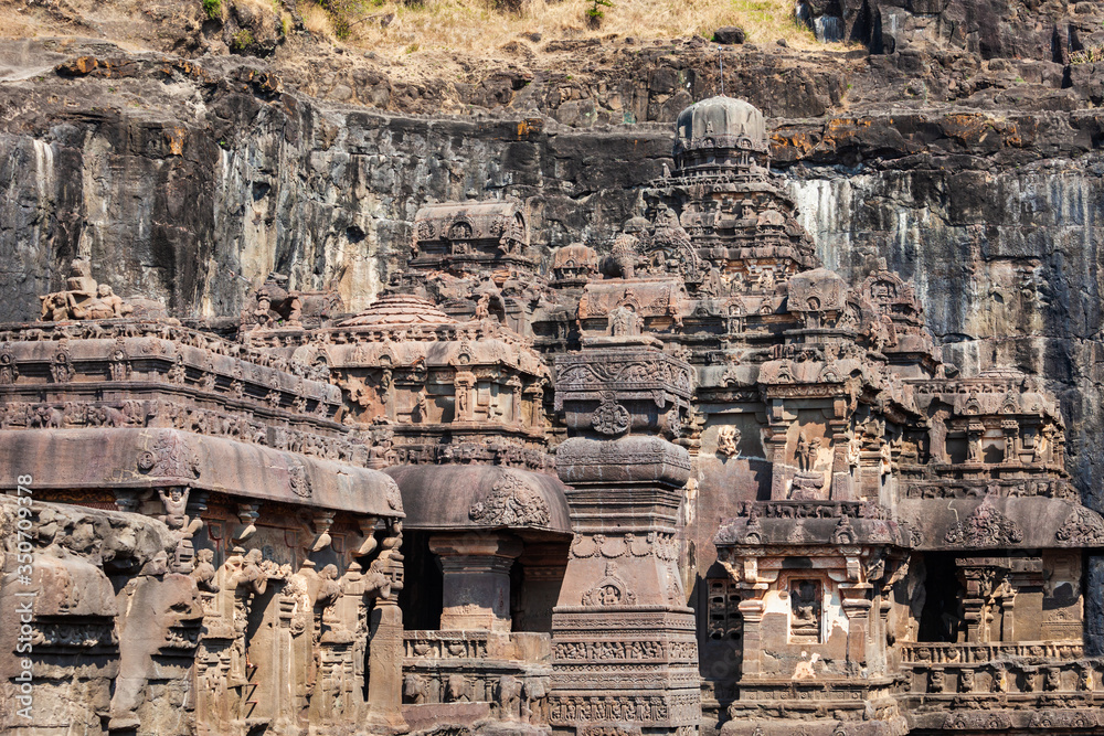 Fototapeta premium Kailasa or Kailash Temple, Ellora Caves