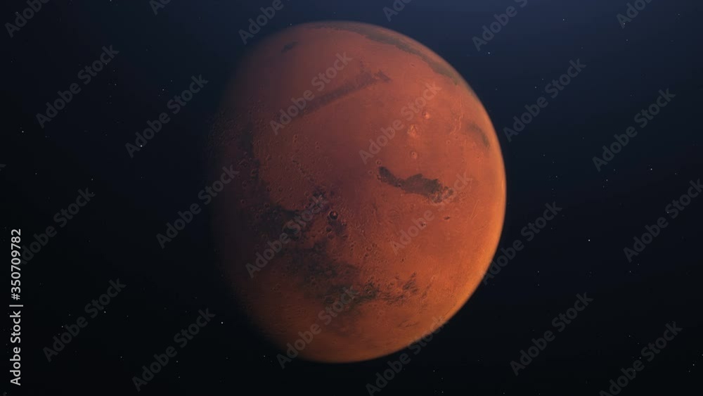 Martian Orbit. Mars in space with illuminated craters and Martian mountains. Elements of this image furnished by NASA
Martian Orbit. Mars in space with illuminated craters and Martian mountains. Elements of this image furnished by NASA
