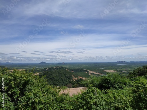 view of the mountains