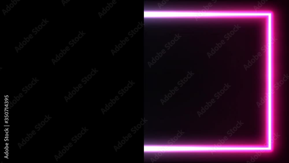 NEON GLANZ RAHM WITH STROBOSKOP EFFECT