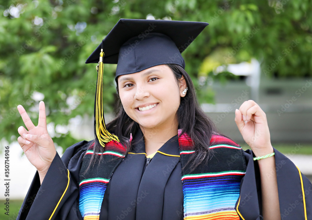 Mexican cap and gown best sale