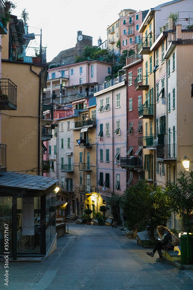 Obraz premium Ulice Riomaggiore