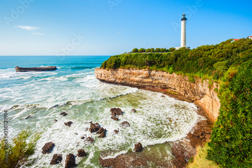 Phare de Biarritz lighthouse, France photo