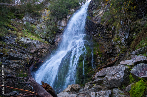 Waterfall Rohace in Tatras National Park  Slovakia  Europe.