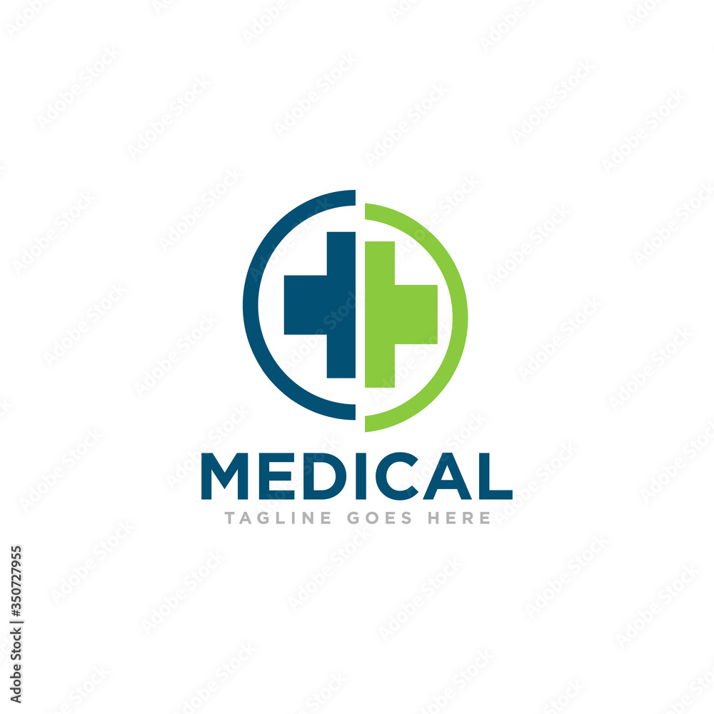 Medical Care Logo Design Vector