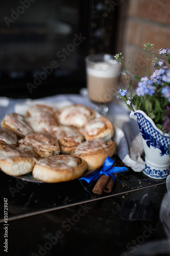 still life buns sinnabon photo