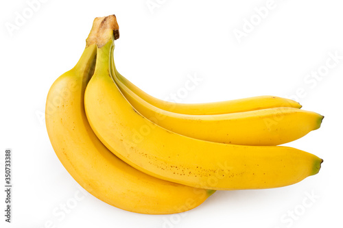 Banana, side angle banana on a white background (Tr- Muz)
