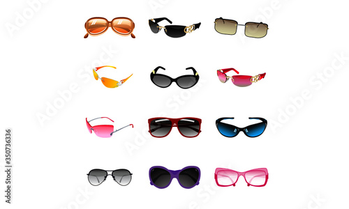 Women's sunglasses set