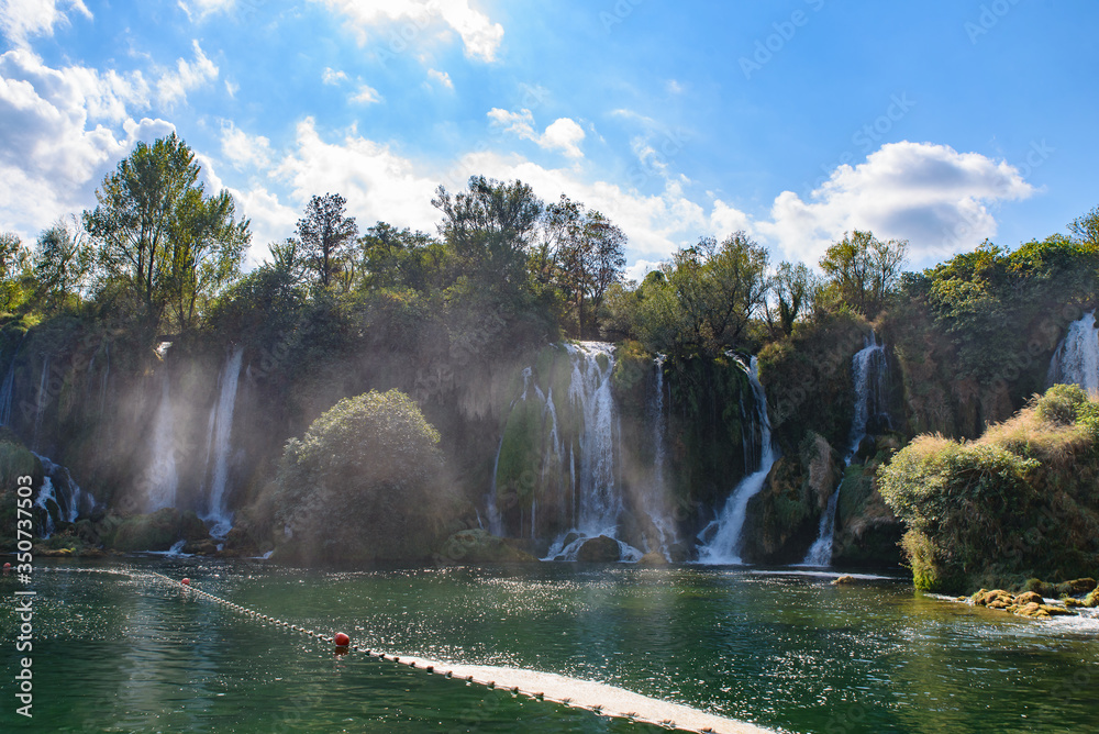 Obraz premium Kravica waterfall in Bosnia and Herzegovina