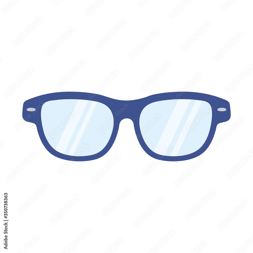 Isolated glasses icon vector design Isolated glasses icon vector design