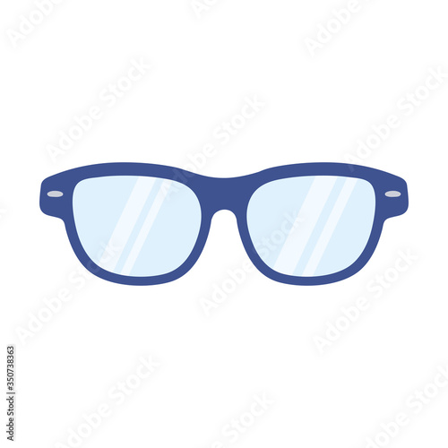 Isolated glasses icon vector design