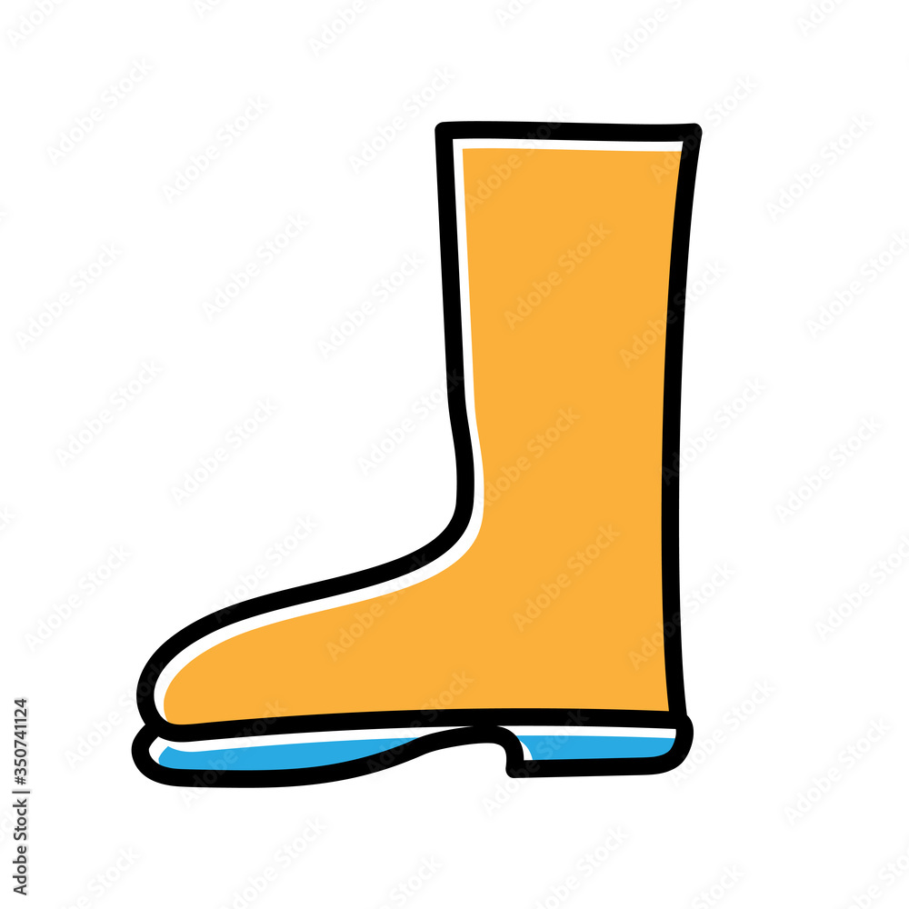 boots hand drawn icon vector design boots hand drawn icon vector design