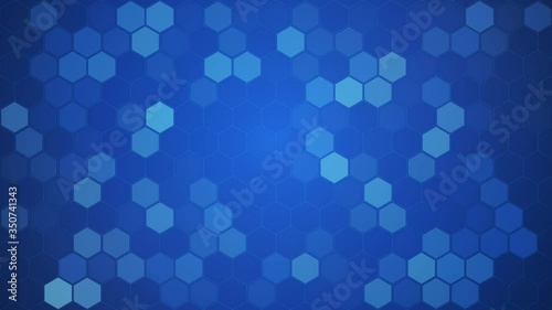 Abstract geometric hexagonal background.  Elegant, smooth animation of hexagon shapes with medical icons, suitable for, medical, healthcare 