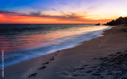 Beach Sunset  Cabo San Lucas  Baja California  Mexico