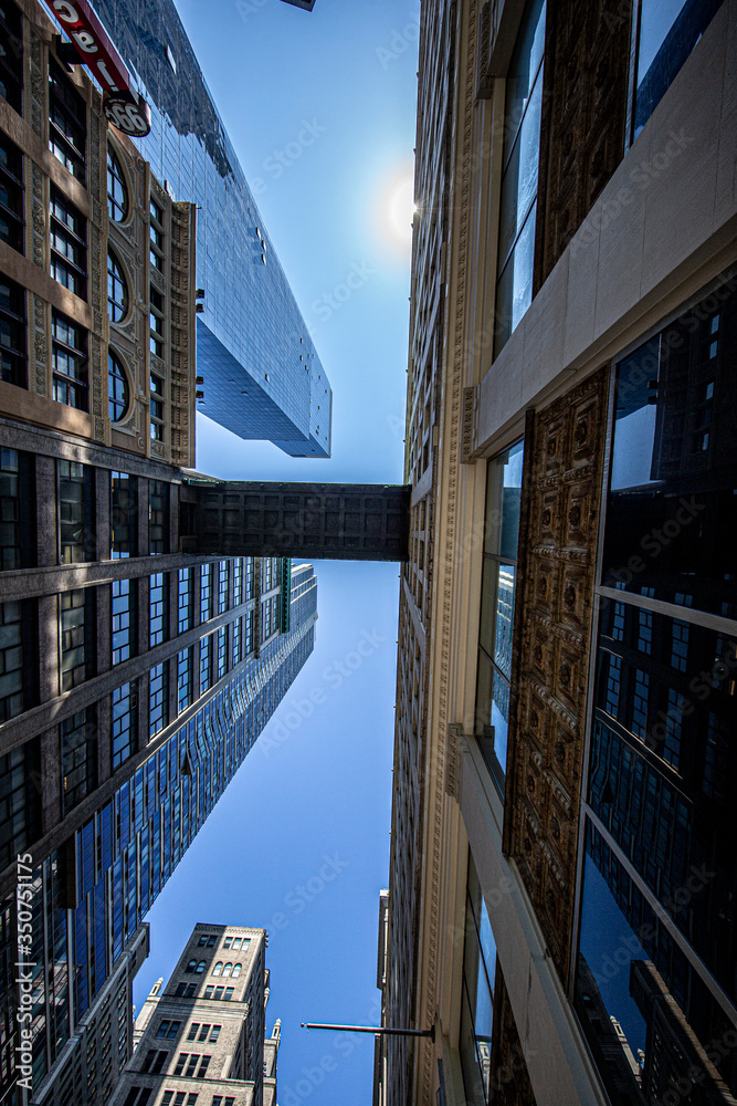 Triplex skywalk on 32nd Street Triplex skywalk on 32nd Street