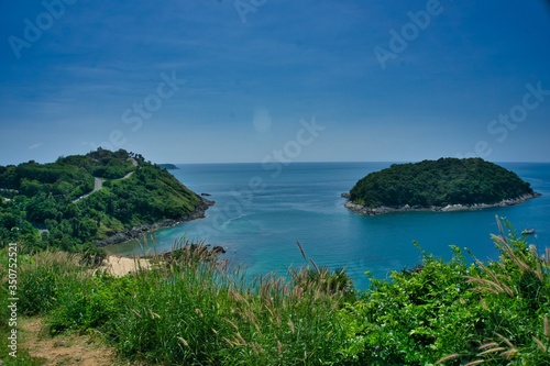 View of anadaman sea and island from the windmill view point in Phuket, Thailand   © Rajesh