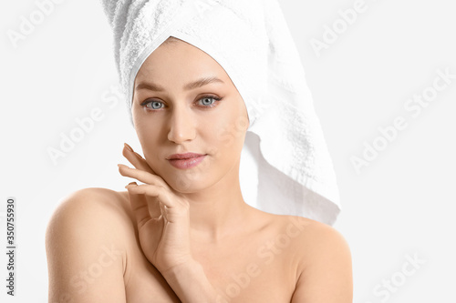 Portrait of beautiful young...