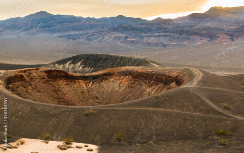 Ubehebe Crater ,Death Valley National Park California, USA photo