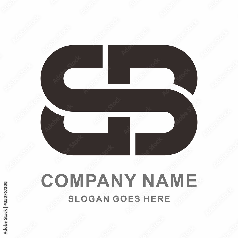 Monogram Letter B Business Company Vector Logo Design Monogram Letter B Business Company Vector Logo Design
