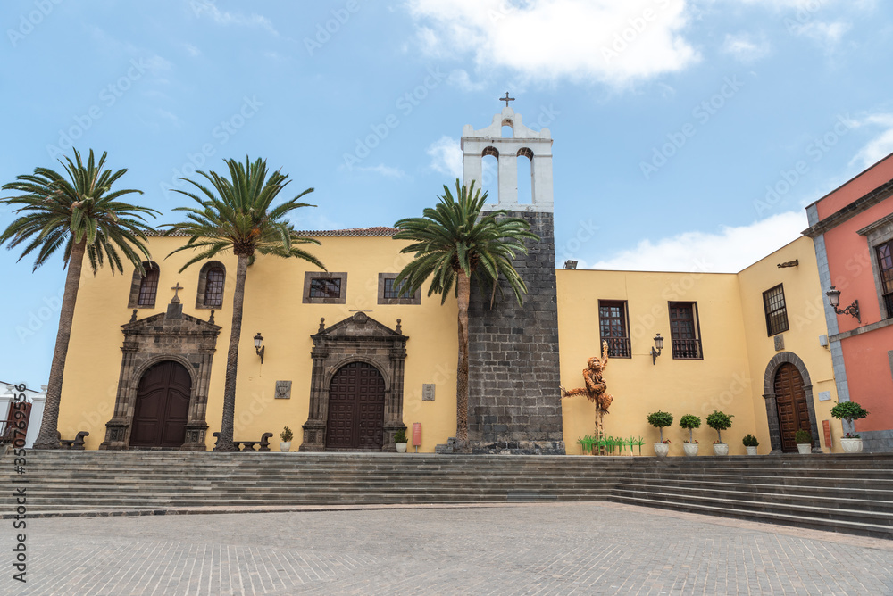Our lady of the angels church in Garachico village, Tenerife - Canary Islands