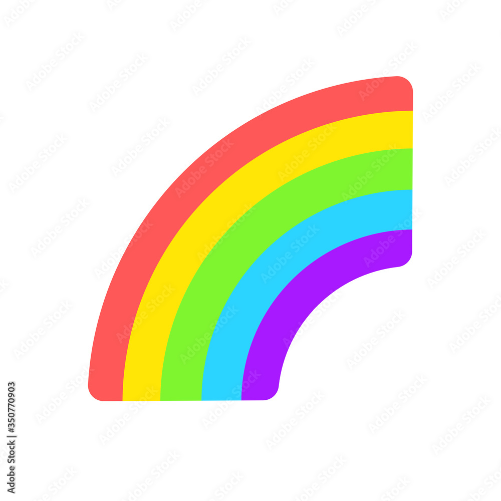 The best rainbow icon, illustration vector. Suitable for many purposes. The best rainbow icon, illustration vector. Suitable for many purposes.