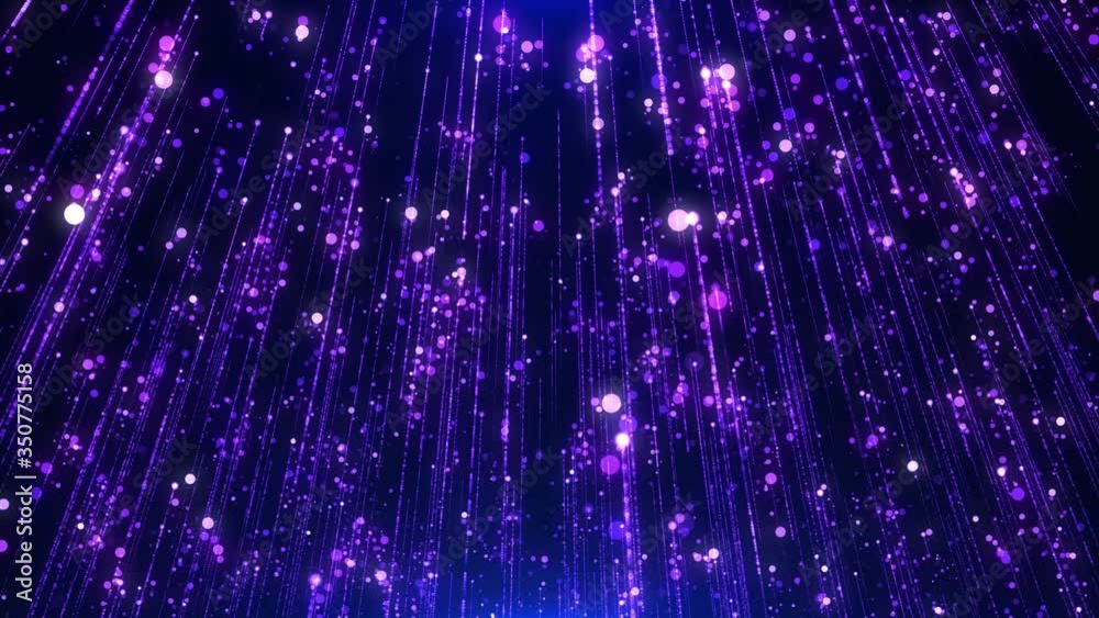 purple disco light frame abstract background with flickering star animation seamless loop metallic glossy shade