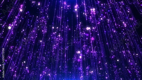 purple disco light frame abstract background with flickering star animation seamless loop metallic glossy shade