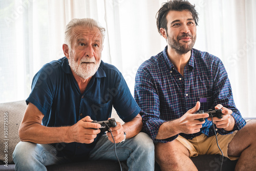 Happy two age generations m...