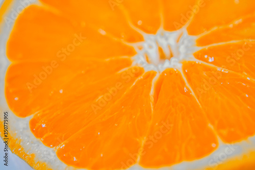 オレンジのマクロ撮影のイメージ