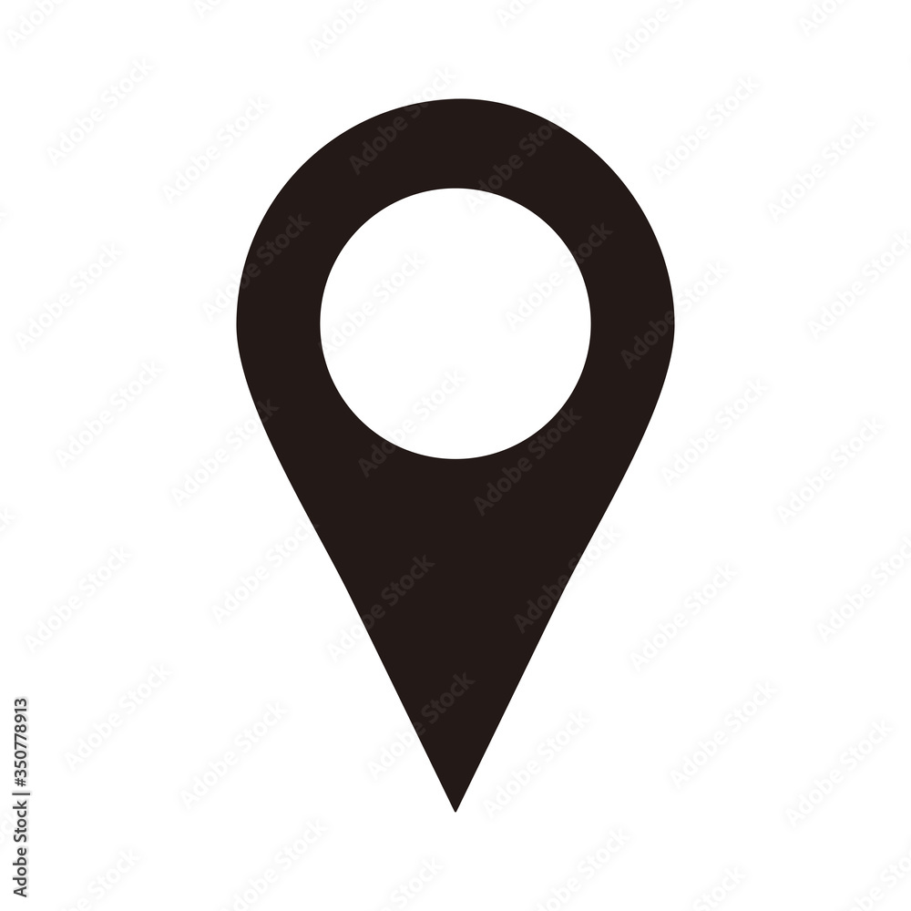 Pin map icon illustration symbol Pin map icon illustration symbol