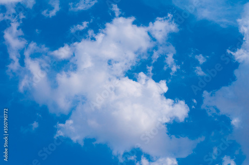 blue sky with clouds