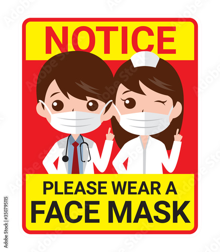 Please wear face mask.