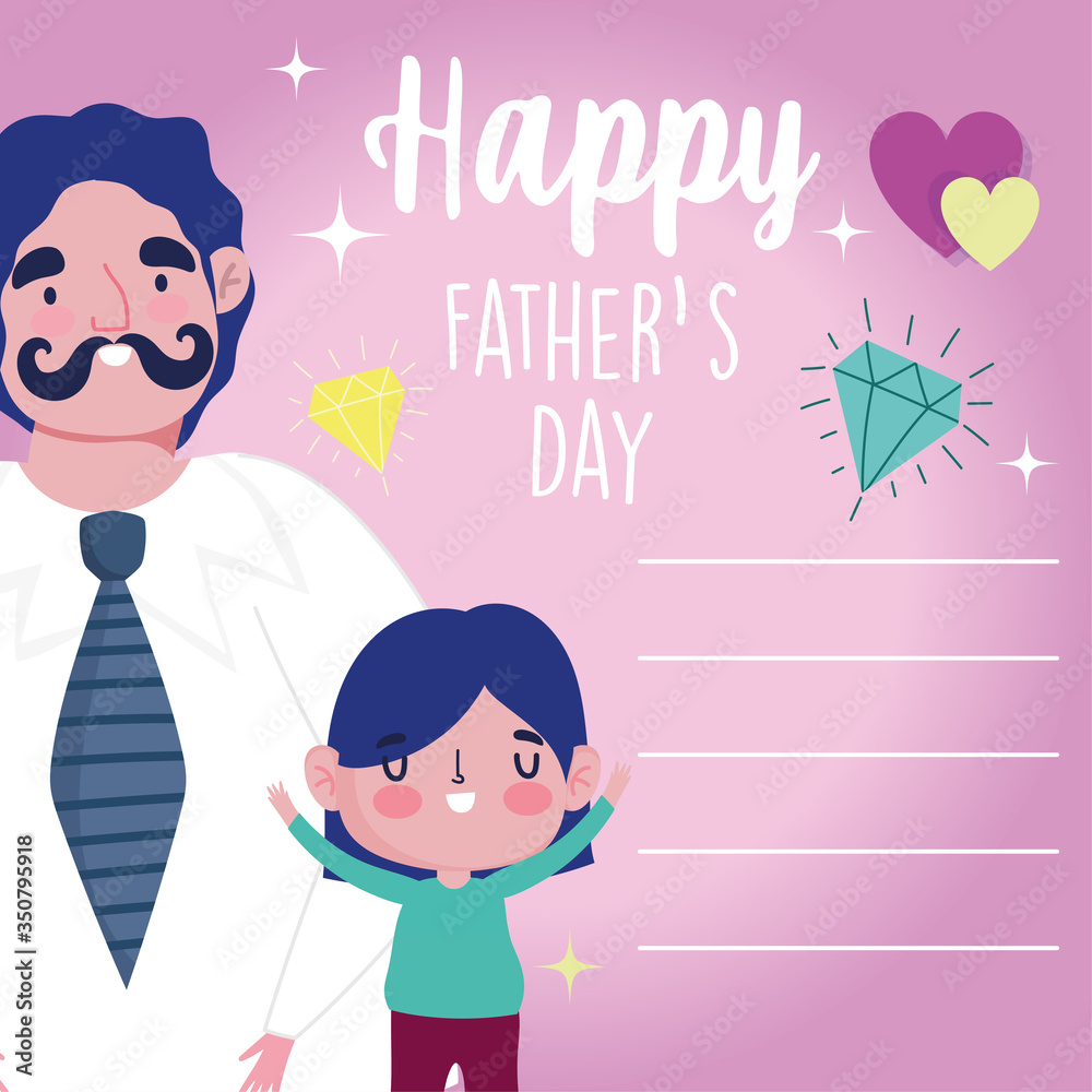 Father with son on fathers day vector design Father with son on fathers day vector design