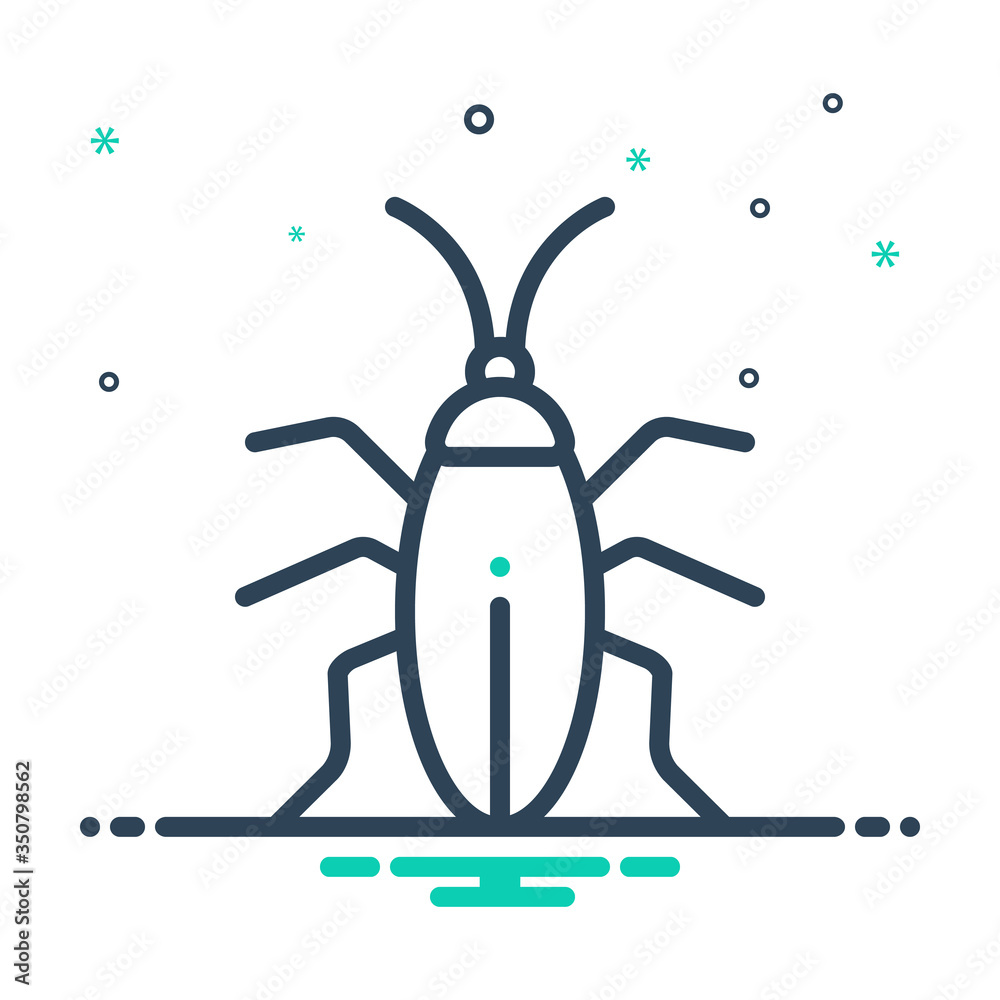Mix icon for cockroach Mix icon for cockroach