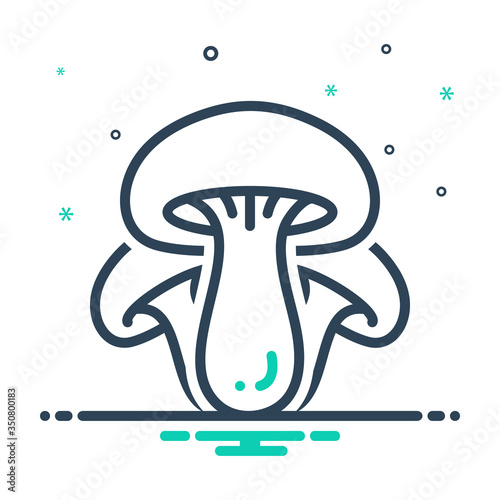 Mix icon for mushroom