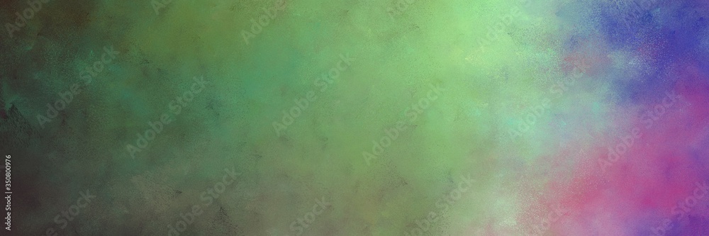 beautiful dim gray, dark sea green and rosy brown colored vintage abstract painted background with space for text or image. can be used as horizontal header or banner orientation