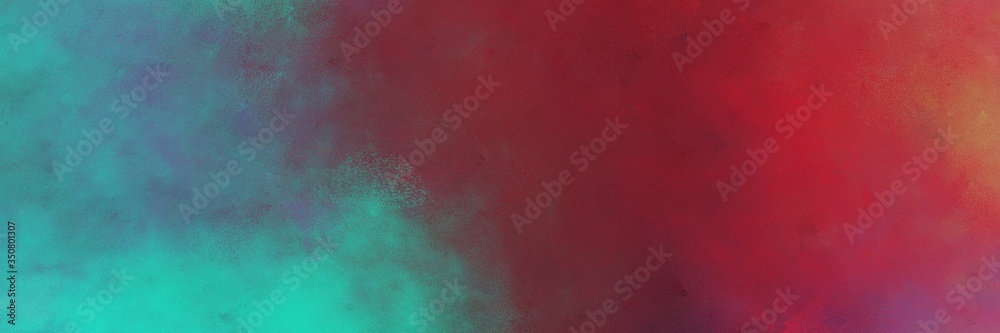 beautiful old color brushed vintage texture with old mauve and light sea green colors. distressed old textured background with space for text or image. can be used as horizontal header or banner