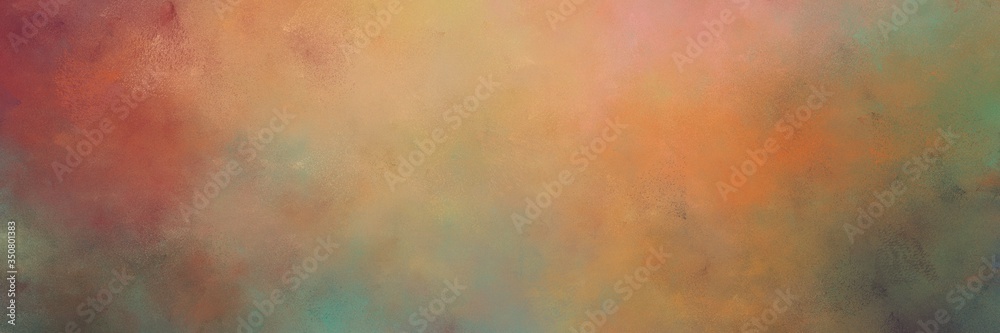beautiful abstract painting background texture with pastel brown and peru colors and space for text or image. can be used as horizontal background texture