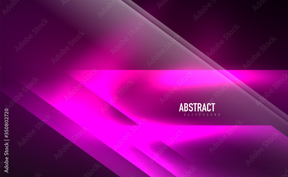 Dynamic neon shiny abstract background. Trendy abstract layout template for business or technology presentation, internet poster or web brochure cover, wallpaper Dynamic neon shiny abstract background. Trendy abstract layout template for business or technology presentation, internet poster or web brochure cover, wallpaper