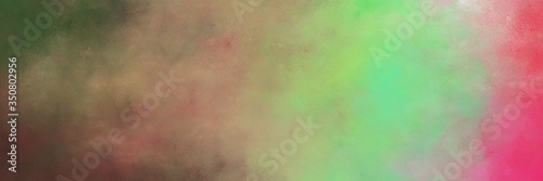 beautiful gray gray and dark sea green colored vintage abstract painted background with space for text or image. can be used as horizontal background texture