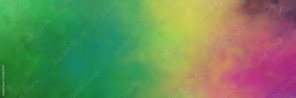 beautiful abstract painting background texture with sea green, dark khaki and gray gray colors and space for text or image. can be used as horizontal header or banner orientation