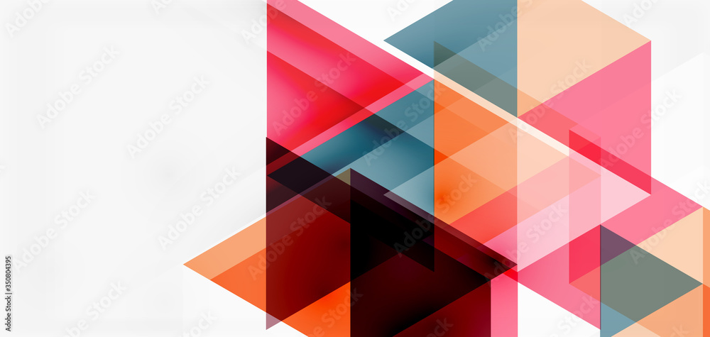Geometric abstract background, mosaic triangle and hexagon shapes. Trendy abstract layout template for business or technology presentation, internet poster or web brochure cover, wallpaper Geometric abstract background, mosaic triangle and hexagon shapes. Trendy abstract layout template for business or technology presentation, internet poster or web brochure cover, wallpaper