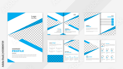 Brochure design with cover page for company profile, annual report,
brochures, flyers, presentations, leaflets, magazines, books .and a4 size scale for editable.