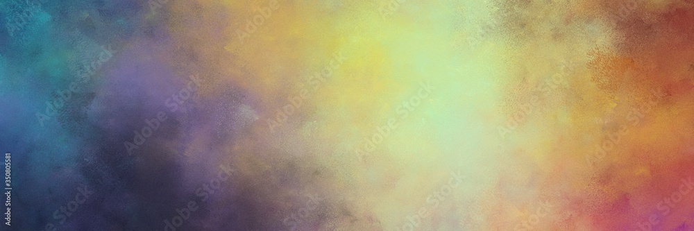 beautiful tan, dark slate gray and old lavender colored vintage abstract painted background with space for text or image. can be used as horizontal background texture