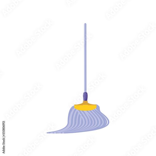 floor mopper on white background