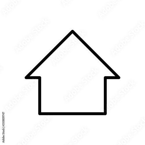 House Home Line Vector Icons. Editable Stroke © Set Line Vector Icon