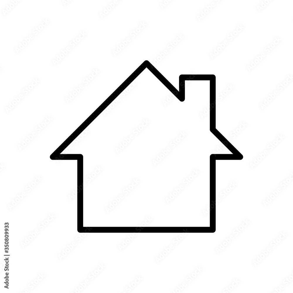 House Home Line Vector Icons. Editable Stroke House Home Line Vector Icons. Editable Stroke
