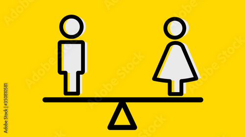 man and woman icon, pictogram, 男女関係、男女格差、男女平等、性別、男女のピクトグラム、アイコン、背景イメージ